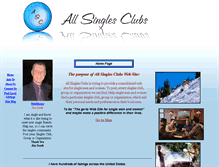 Tablet Screenshot of allsinglesclubs.com